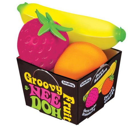 Groovy Fruit Nee Doh Stress Ball